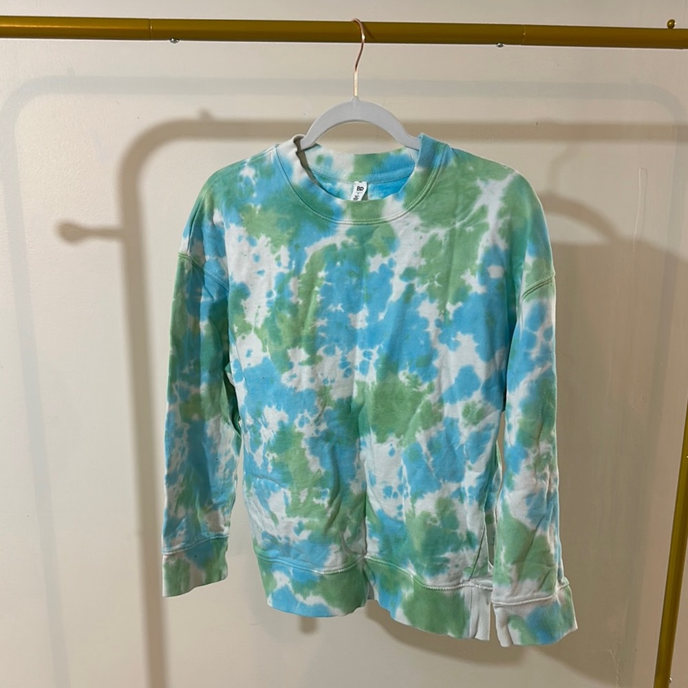 Womens BP Tie-Dye Crewneck Sweatshirt